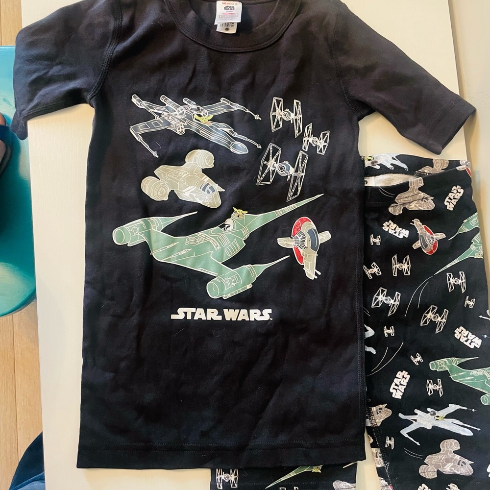 Hanna Andersson Star Wars Pajama Set - Black size 140